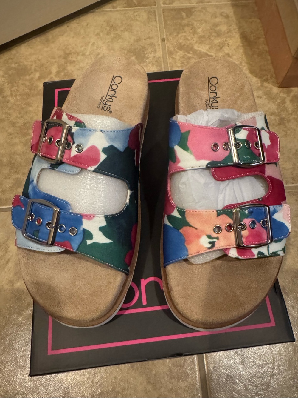 Corkys Floral Dash Sandals